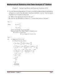 Introduction to probability and mathematical statistics 2nd edition 562 problems solved: Mathematical Statistics And Data Analysis 3rd Edition Chapter9 Solutions Pdf Teaching Mathematics Scientific Method