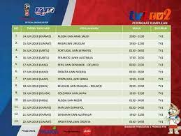 Football fans visiting russia from other countries can obtain their fan ids through registered small parcel delivery, which they can order on the program's official. Jadual Piala Dunia 2022 Rtm Keputusan Terkini Arenasukan