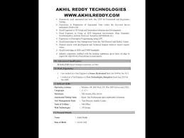 corporate training resume