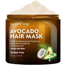 Avocado Hair Mask In 2021 Avocado Hair Mask Coconut Hair Avocado Hair