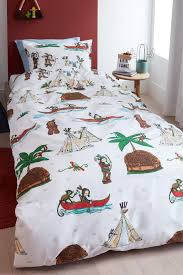Die Kinder Bettwasche Im Indianer Look Sorgt Fur Susse Traume Satamo Bettwasche Kinder Kinder Zimmer Kinderbett Haus