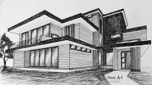How to draw perspective playlist: How To Draw A Modern House In Two Point Perspective Step Cute766