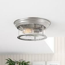 The ceiling light's industrial design is ideal for any hallway, kitchen, sitting room, or foyer in coastal, craftsman, farmhouse, rustic, urban industrial, and vintage electric interiors. Ceiling Lights For Kitchen Wayfair
