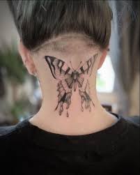 Butterfly tattoo design by babydeb98 on deviantart. Neck Tattoos 50 Most Beautiful And Attractive Neck Tattoos