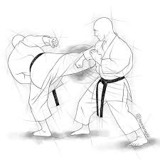 Ushiro Geri Gedan Barai Drawing From The New Wall And Desk Calendar 2020 Ushiro Geri Martial Arts Techniques Self Defense Martial Arts Karate Martial Arts