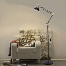 White floor lamp hbk006l modern contemporary lighting for living room, bedroom. Swing Arm Floor Lamp You Ll Love In 2021 Visualhunt