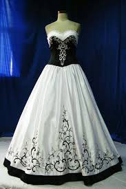 Black Top White Bottom Grecian Wedding Dress Black Wedding Dresses Black White Wedding Dress