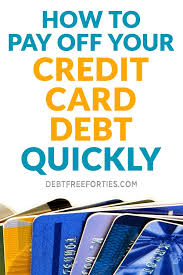 Avalanche method — you still make your minimum payments on all of your credit cards, but with one major difference. How To Pay Off Credit Card Debt Quickly Debt Free Forties