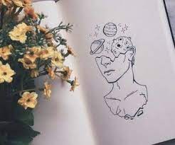 Aesthetic Easy Drawings Drawings Face Drawing