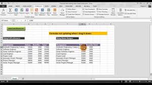 Formulas Not Working When I Drag It Down Formula Math Excel