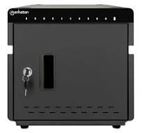 10-Port USB-C Desktop Charging Cabinet - 18W per Port