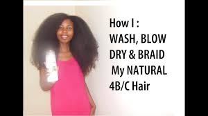 If you're carrying this method out on loose hair, detangle first, then create as many chunky braids as you desire. How To Wash Natural Hair How I Wash My Natural 4c Black Hair