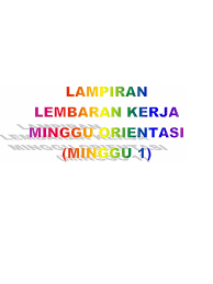 Minggu transisi tahun 1 badan saya kepunyaan saya. Modul Rph Minggu Orientasi Dan Minggu Transisi Tahun 1 2018 1 Pdf