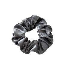 Gray Velvet Scrunchies Hair Ties Ponytail Bun Holder Stretch Elastic Rubber Band Fashion Clothing Shoes Ac Velvet Hair Hair Accessories Ponytail Hair Rings