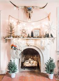 Boho nordic farmhouse christmas decor spun into one ultimate decor theme! 10 Christmas Decorations For A Boho Fireplace