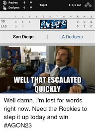 The los angeles dodgers are an american professional baseball team based in los angeles. Dodgers Lost Memes