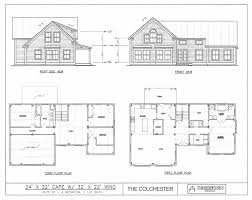 Choose your favorite 4 bedroom house plan from our vast collection. 4 Bedroom Barn House Plans 32 Cape With 32 X 22 Wing 2675 Sqft 4 Bedroom 2 1 2 Bath Next Floor Plans Barn House Plans Barn Construction