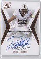 David decastro 2012 leaf young stars rookie card! David Decastro Football Cards