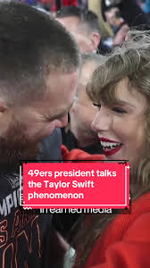 #SanFrancisco #49ers President Al Guido talks about the #TaylorSwift  phenomenon that took over the #NFL this season as his team prepares to face  the #KansasCity #Chiefs in the #Superbowl in Las Vegas. ...