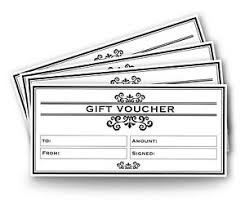 Our gift cards have no additional processing fees. 36 X Blank Vouchers Gift Certificates Dl Envelope Size Black White Design Card Ebay