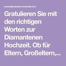 Lustige sprüche und herzliche glückwünsche zur petersilienhochzeit. Gluckwunsche Und Spruche Zur Diamantenen Hochzeit Artofit