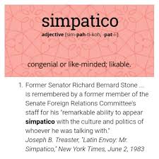 wordcafe #wordoftheday #simpatico