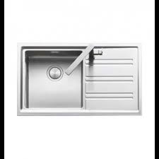 Occasion bon état, prêt à poser. Evier De Cuisine Inox 1 Grand Bac Egouttoir 86x50cm Easy