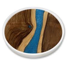 Epoxy round coffee table, exclusive,maple, epoxy resin, 25x25x22 in. Crafted Elements Large Silicone Hdpe Molds For Epoxy Resin