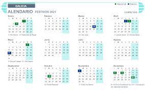 Ideal domingo, 16 mayo 2021, 13:07. Calendario Laboral Galicia 2021 Dias Festivos Y Puentes Espana