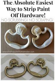 How To Easily Remove Paint From Hardware Stripping Paint Paint Remover Cleaning Painted Walls