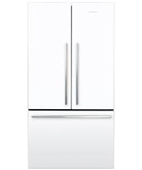 Lowest Price On Fisher Paykel Rf201adw5 20 1 Cu Ft White Counter Depth French Door Refrigerator E French Doors Freestanding Fridge French Door Refrigerator