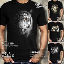  Kaos Harimau Macan Maung Tiger Bahan Premium Mens Tshirts Mens Tops Mens Graphic