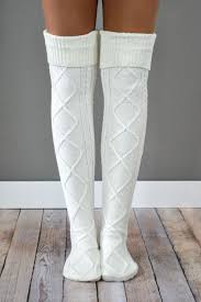 A cable knit isn't quite beginner friendly, but it's a small enough project that you won't go too crazy by. Cream Diamond Cable Knit Boot Socks Knit Boot Socks Knit Boots Fashion