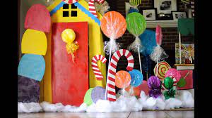 How to make a candy dish container. Cute Candyland Party Decorations Ideas Youtube
