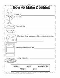 How To Make Cookies Sequencing Worksheets How To Make Cookies Writing Worksheets