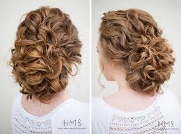 Soft Romantic Wedding Updo By Hair And Makeup By Steph Curly Hair Styles Naturally Curly Hair Up Curly Wedding Hair