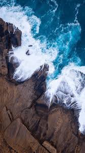 Pin By Hanna Nassar On Aerial Ocean Wallpaper Nature Wallpaper Mobile Wallpaper