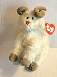 Ty Attic Treasures Ramsey Little Lamsadivy Jointed Ram Goat Plush  Collectible