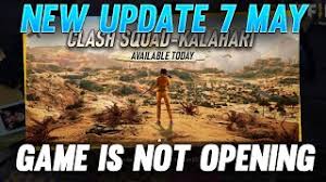 Clash with your squad in the match. Clash Squad Kalahari Available Today Game Is Not Opening May 7th Garena Free Fire Live Youtube