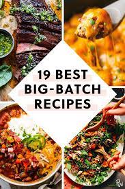 Locked away in the kitchen, chained to the stove, then before you know it, your guests have left and you've barely said two words to them. 37 Big Batch Dishes To Feed A Crowd Easy Dinner Party Dinner Party Recipes Food For A Crowd