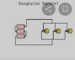 Gambar di atas menunjukkan bahwa lampu disusun secara berurutan. Sebutkan Gambar Rangkaian Paralel Brainly Co Id