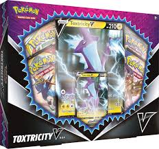 Check spelling or type a new query. Amazon Com Pokemon Tcg Toxtricity V Box 4 Booster Packs An Oversize Foil Card Genuine Cards 820650806797 Multicolor Toys Games