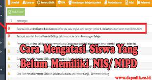 We did not find results for: Cara Mengatasi Siswa Yang Belum Memiliki Nis Nipd Pada Aplikasi Dapodikdasmen Versi 2022 Dapodik Co Id