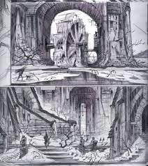Windhelm Street Wheel House Video Games Artwork Game Concept Art Skyrim Concept Art Building Sketch
