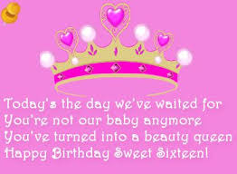 Sweet Sixteen Verjaardagswens Happy Birthday Sweet Sixteen Op Verjaardag Gedicht Nl Verjaardagsgedichten Sweet Sixteen Verjaardag