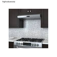 contemporary under cabinet range hood