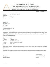 Membuat Surat Undangan Kelas 5 Tema 7 Hal 208