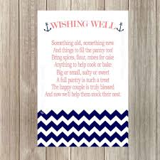 A great bridal shower card lets the bride know how happy and excited you are for her. Bridal Shower Wishing Well Poem