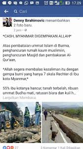 Gempa bumi m 5.5 di malang. Hoax Gempa Bumi Melanda Myanmar Karena Penderitaan Muslim Rohingya Turnbackhoax