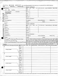 Blank Data Work Sheet This Sheet Is An Invaluable Tool For Recording Each Ancestor S Info As You Research By Reco Family Genealogy Genealogy Forms Genealogy